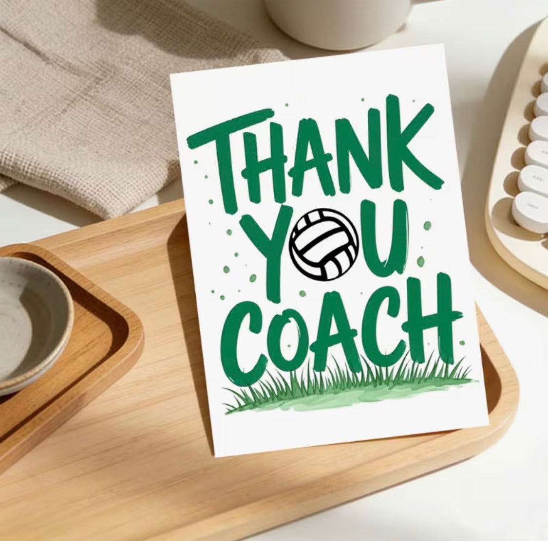 THANK YOU COACH CARD
