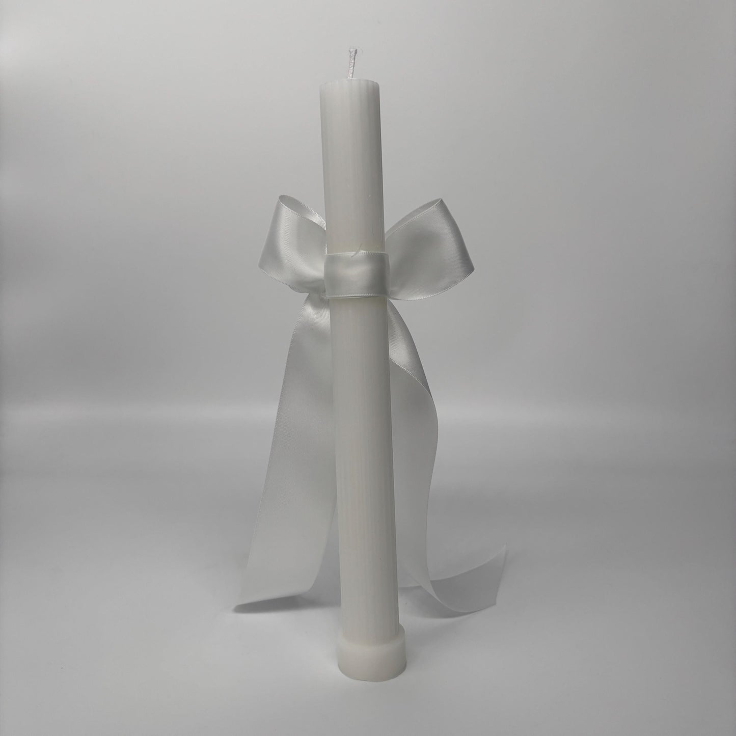 Gold Pearl Cross and White Easter Palm Sunday Candle Lambatha Orthodox Easter