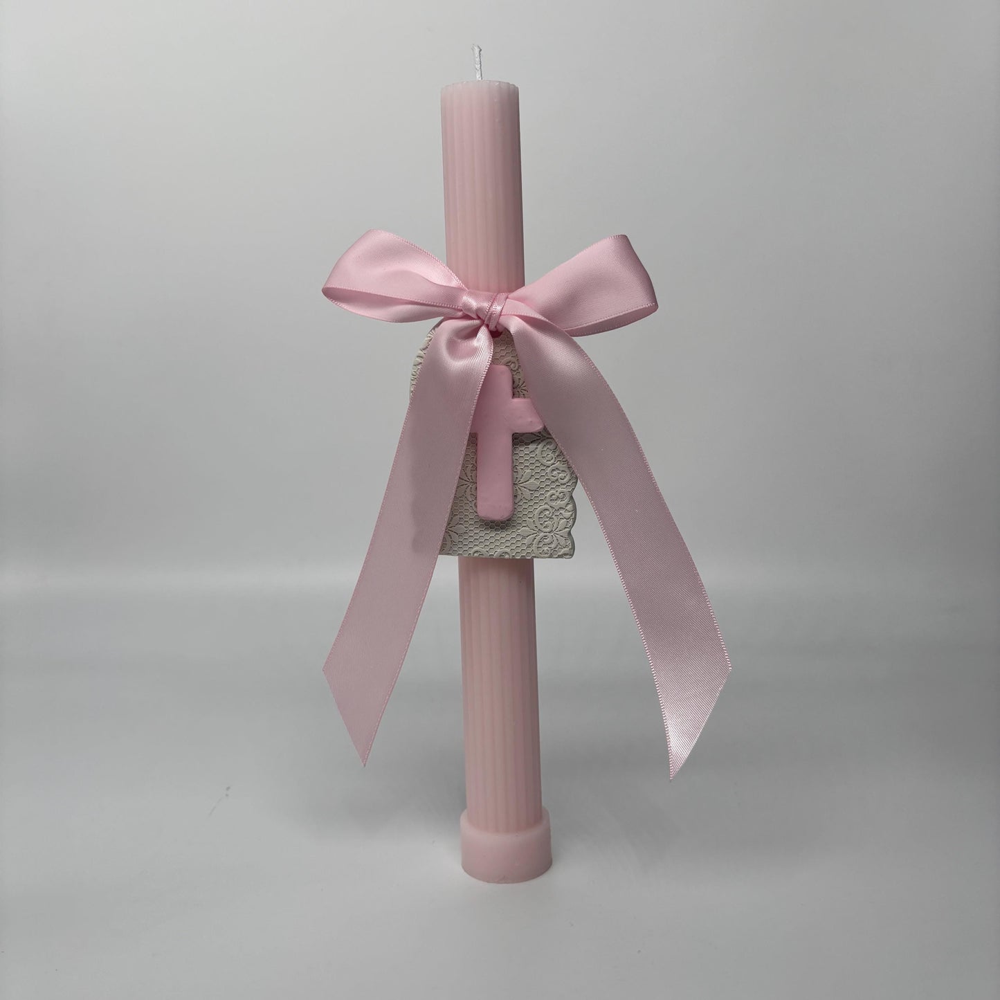 Pink Easter Palm Sunday Candle Lambatha Orthodox Easter
