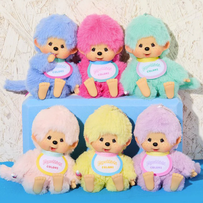 MONCHHICHI COLOURS KEYCHAIN