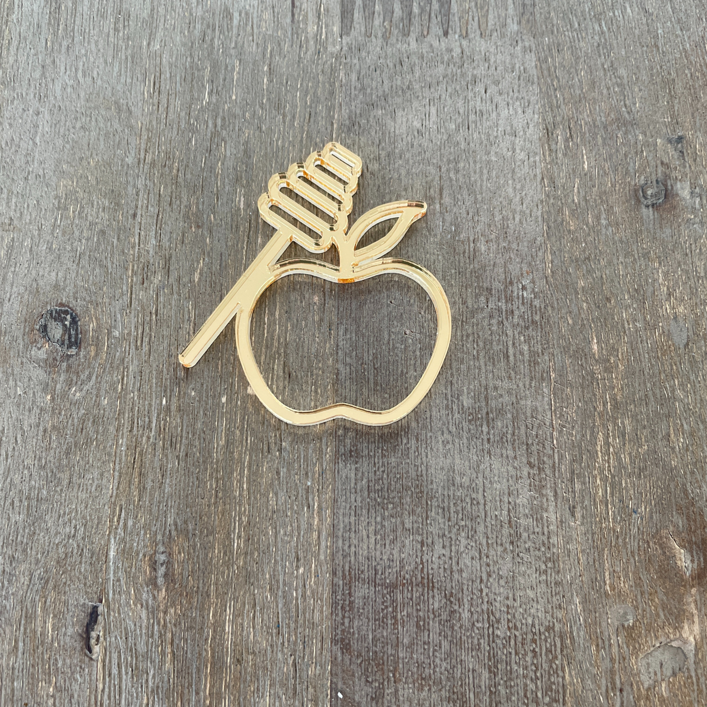 HONEY & APPLE CUSTOM NAPKIN RING HOLDERS SET OF 6