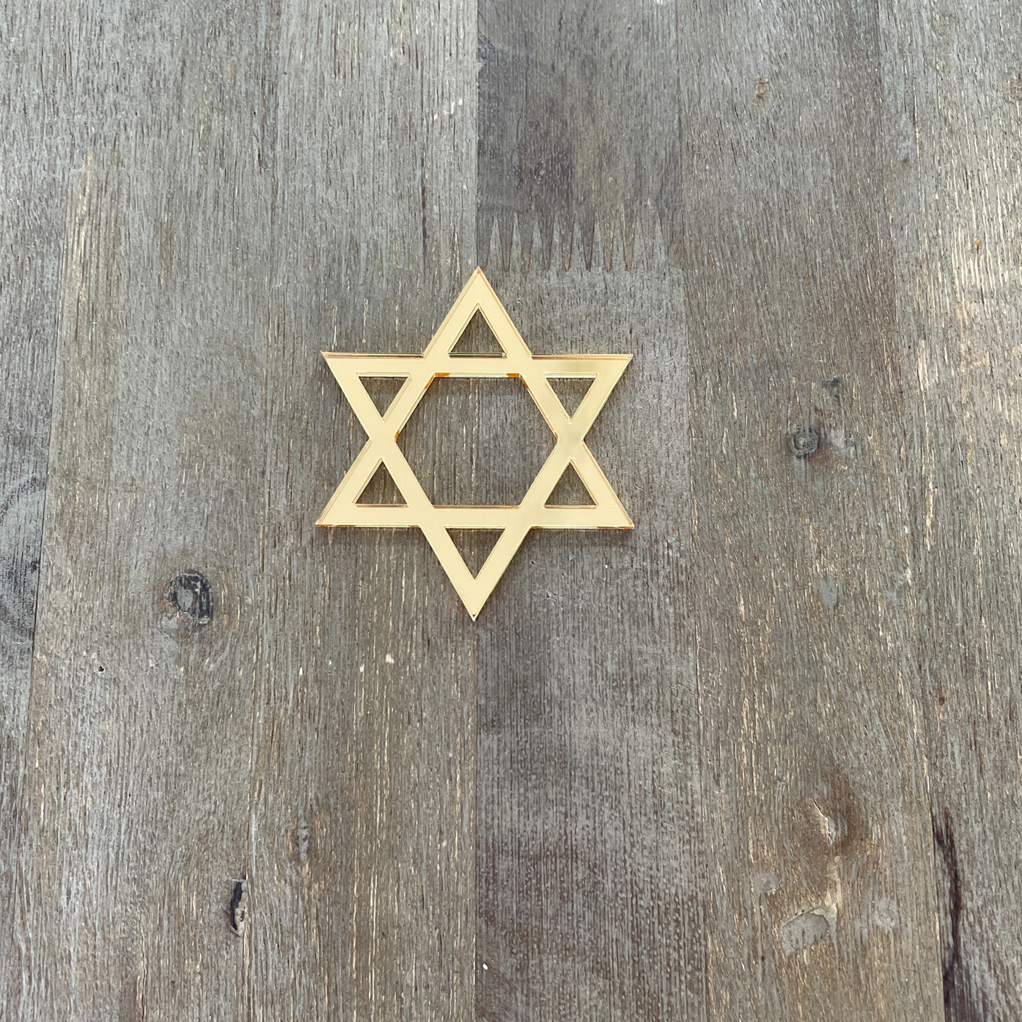 STAR OF DAVID NAPKIN RING HOLDERS SET OF 6