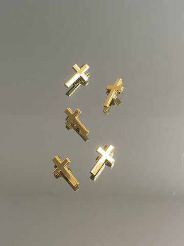 GOLD CROSS WITNESS PIN