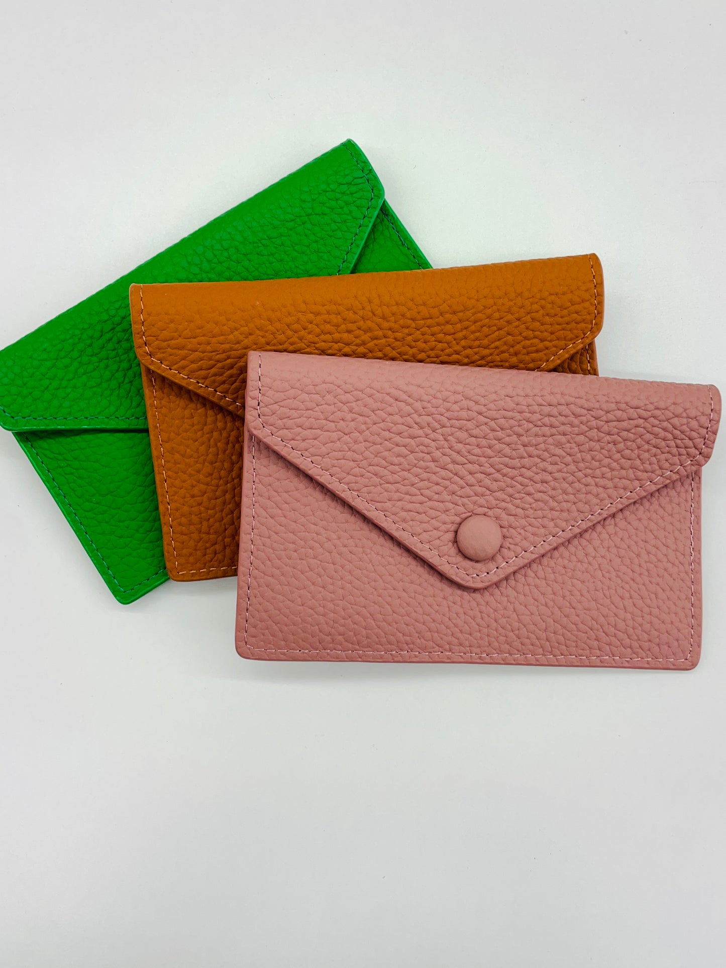 EMBOSSED PERSONALISED LEATHER MINI WALLET CARDHOLDER