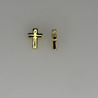 GOLD CROSS CHARM PENDANT