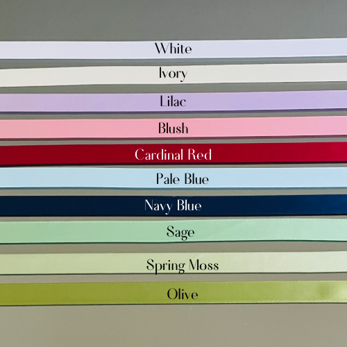 19MM WIDE DOUBLE SIDED SATIN RIBBON SOLD BY THE METRE