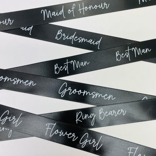 WEDDING SERIES CUSTOM PRINT RIBBON
