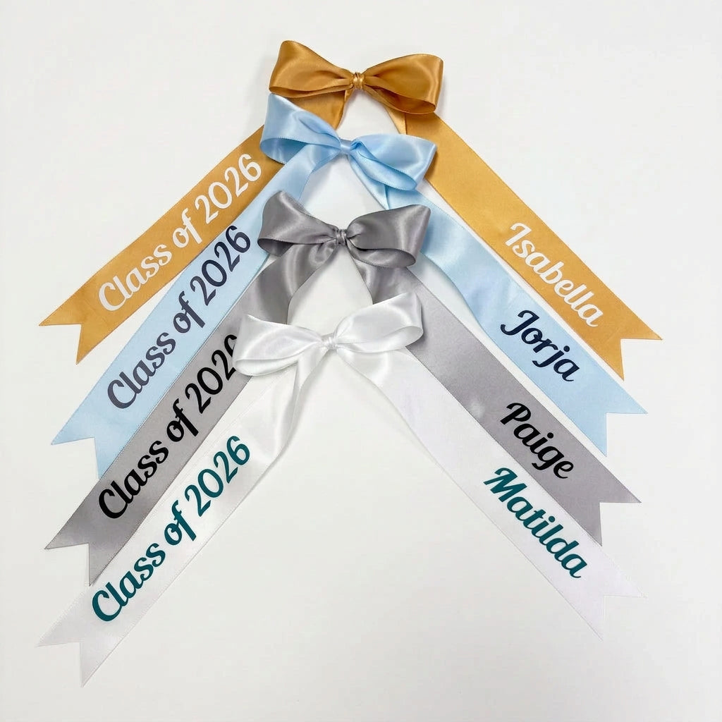 PERSONALISED CLASS OF 2026 BOW