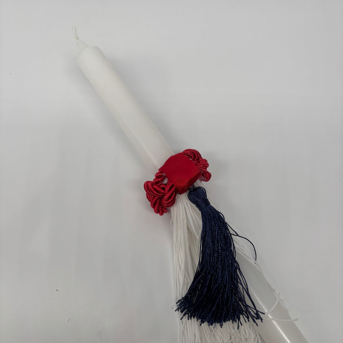 Evzone Navy Tassel Easter Palm Sunday Candle Lambatha Orthodox Easter