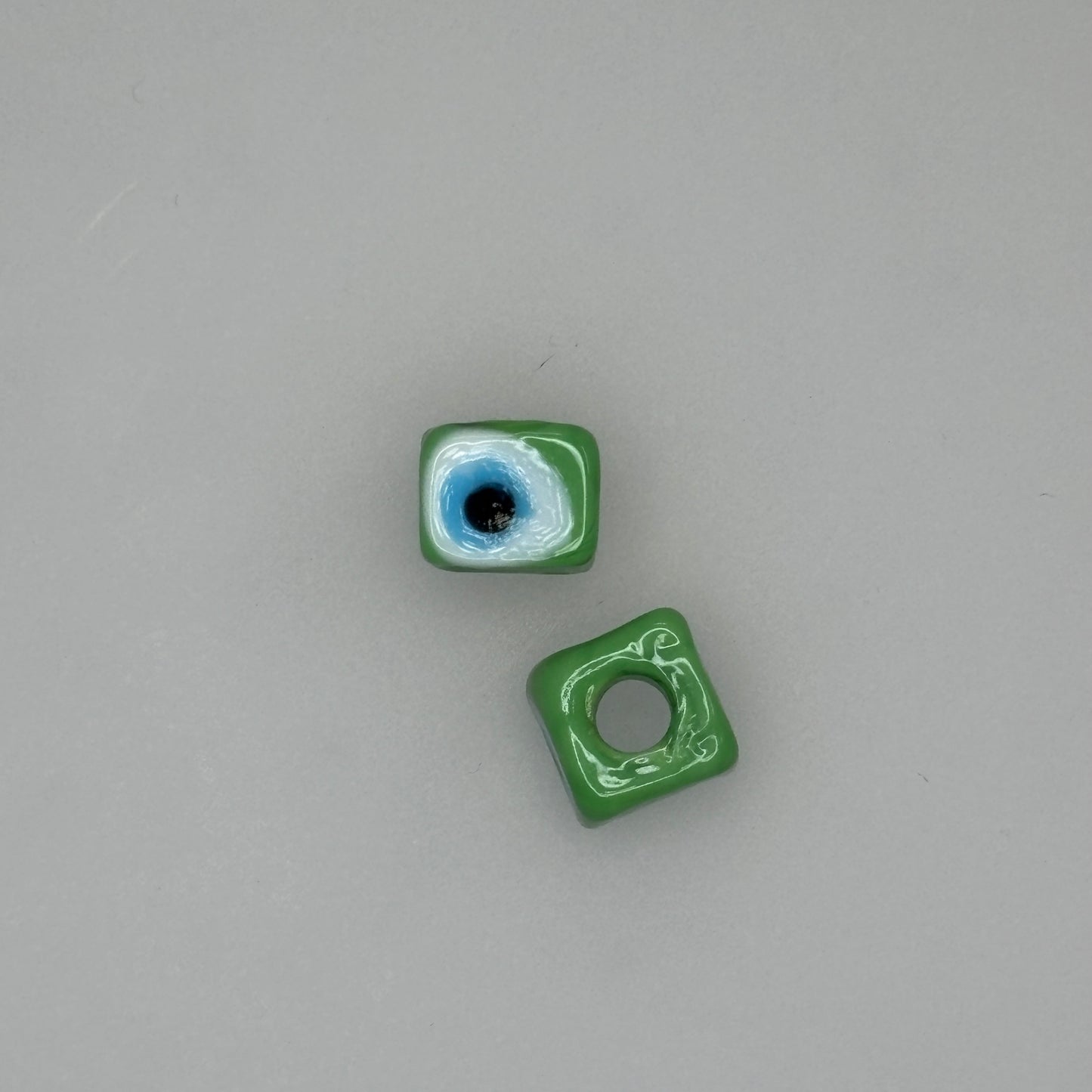 EVIL EYE SQUARE BEAD