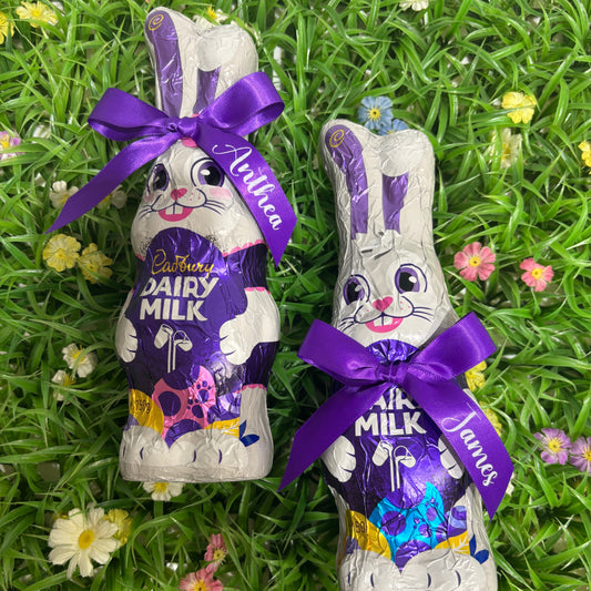 PERSONALISED EASTER BOWS FOR EASTER EGGS ( EGGS NOT INCLUDED )