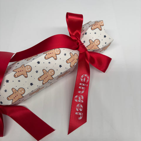 PERSONALISED CHRISTMAS CRACKERS GINGERBREAD