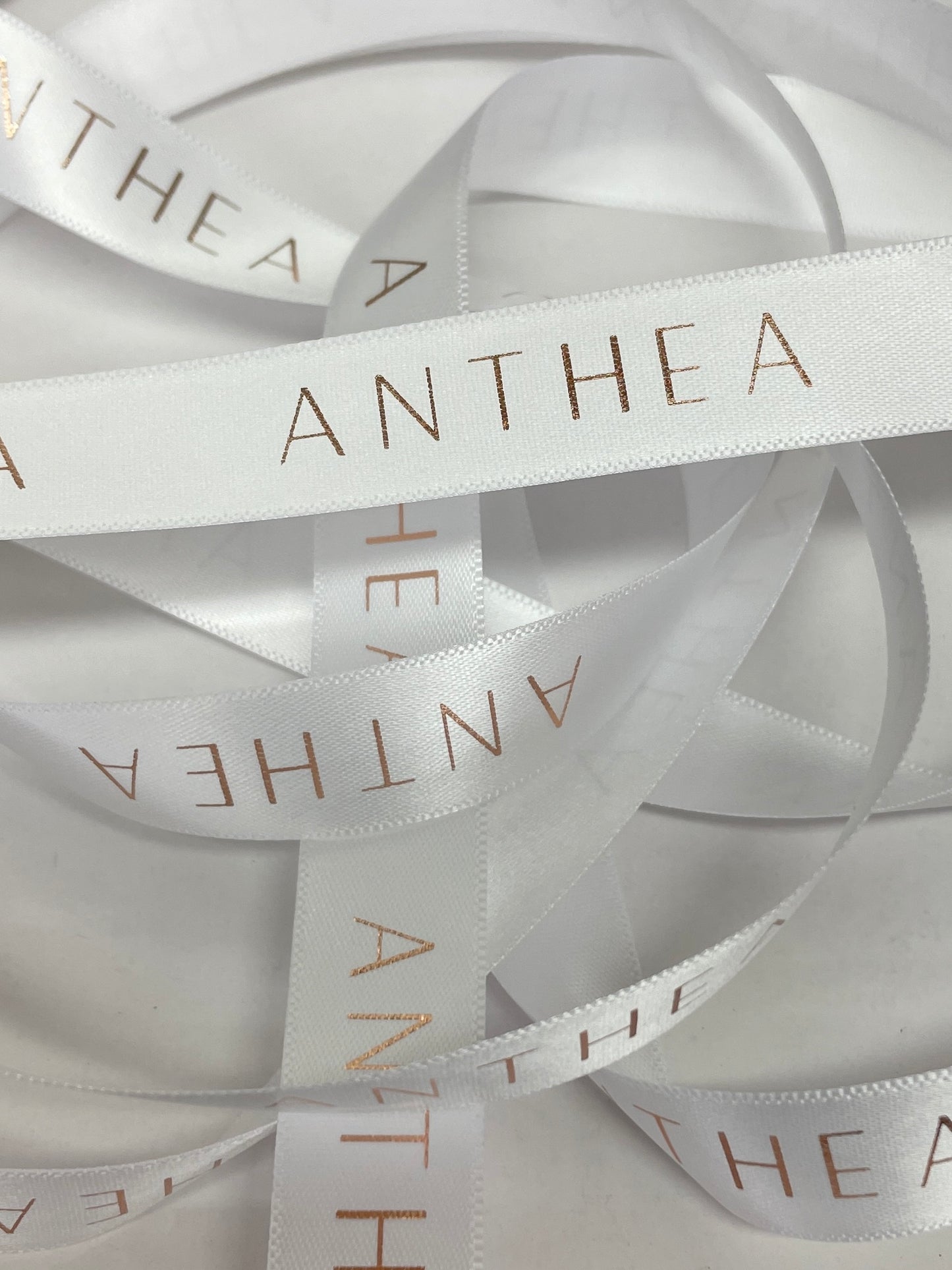 CUSTOM PRINT RIBBON WHITE