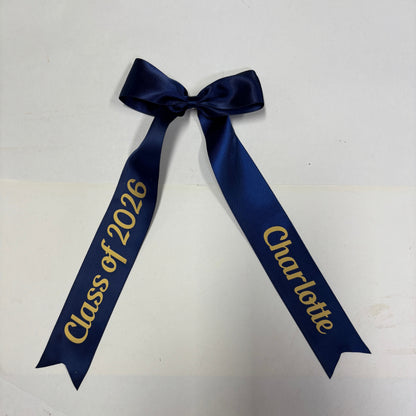 PERSONALISED CLASS OF 2026 BOW