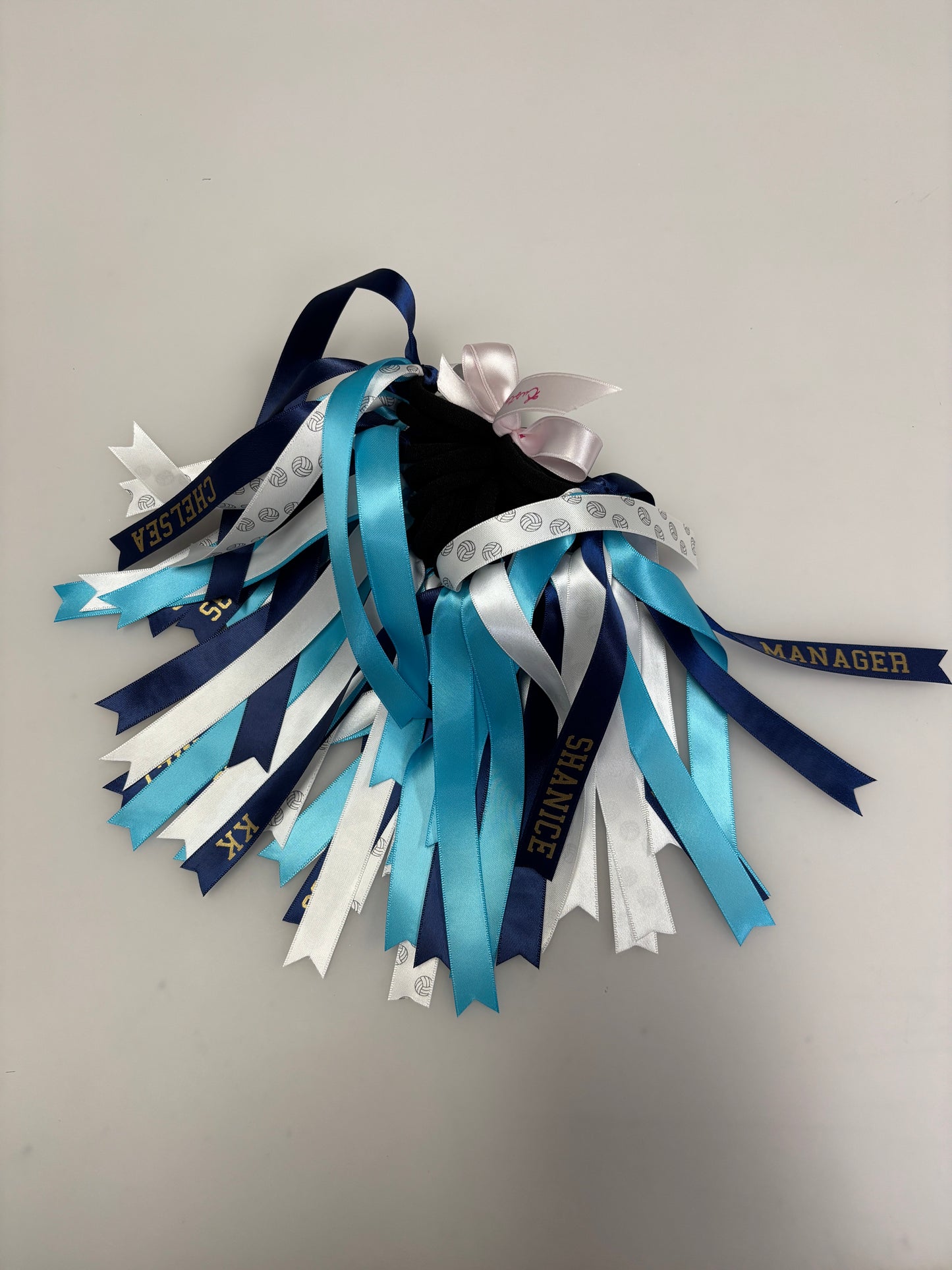 TEAM RIBBONS SET OF 3 WITH SPORTS BALL