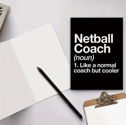 NETBALL COACH CARD