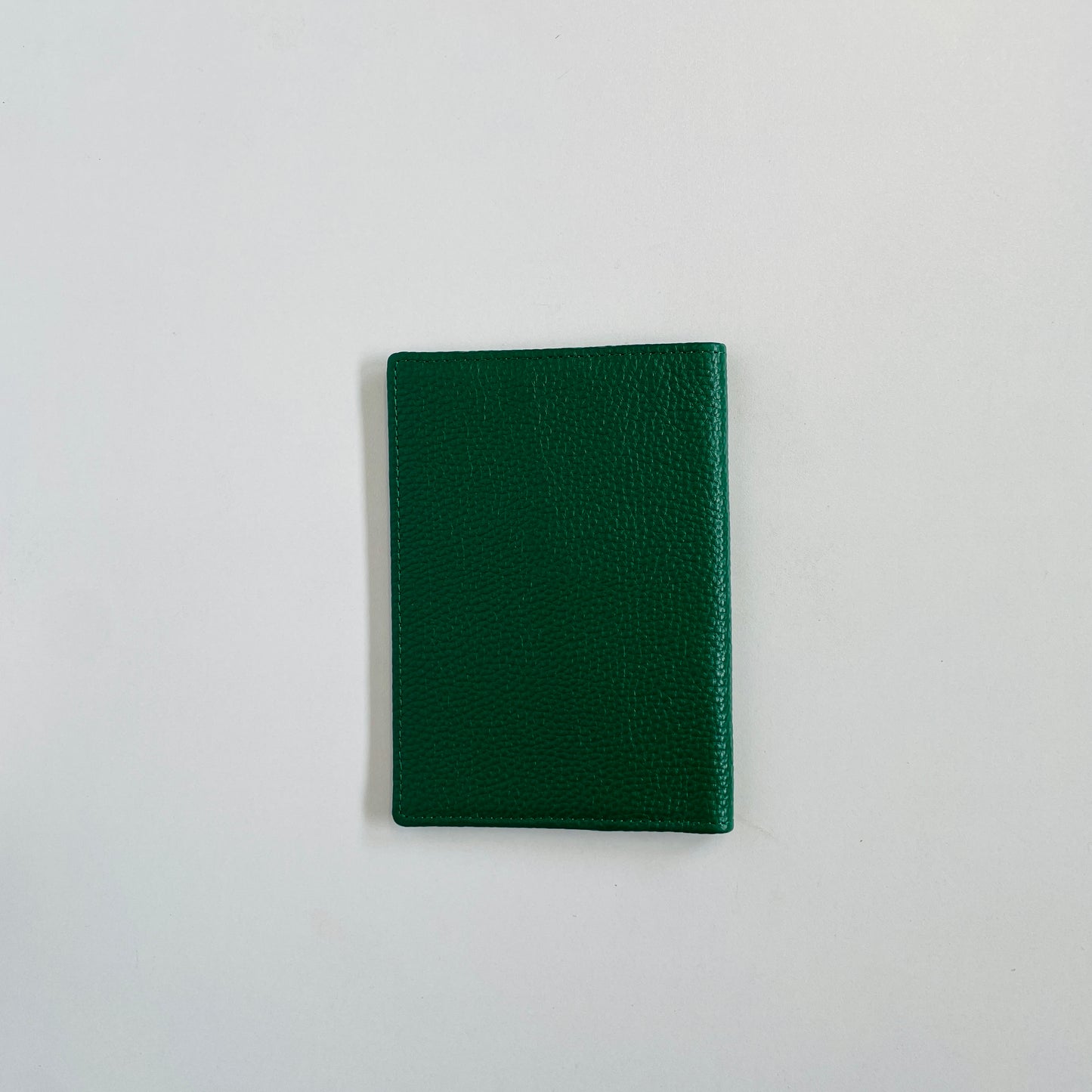 PERSONALISED LEATHER PASSPORT COVER AND LUGGAGE TAG SET EMERALD
