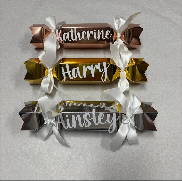 PERSONALISED CHRISTMAS CRACKERS READY MADE