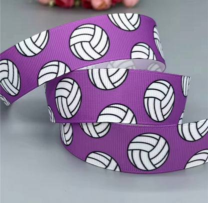 NETBALL RIBBON 25MM GROSGRAIN SOLD BY THE METRE