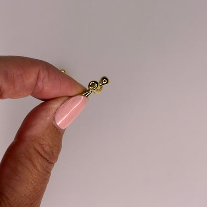 GOLD CROSS CHARM PENDANT