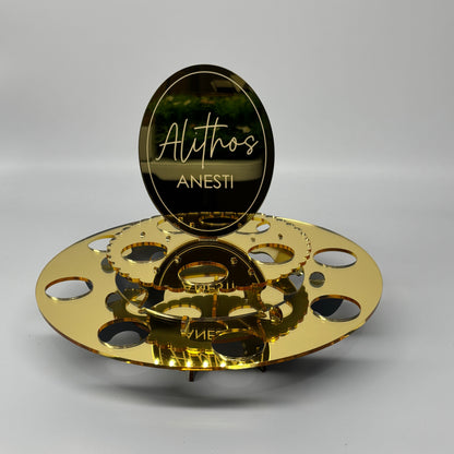 Easter Egg Stand  2 Layer Alithos Anesti
