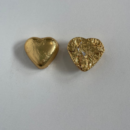 10 x GOLD MILK CHOCOLATE HEARTS
