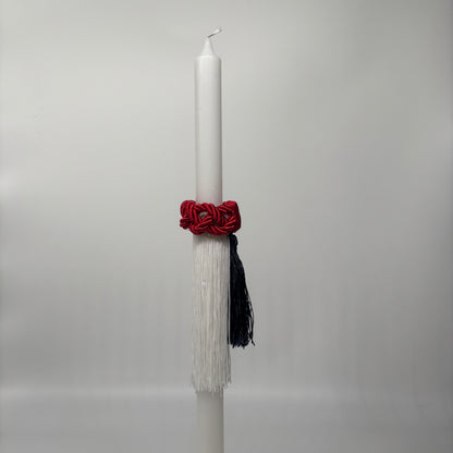Evzone Navy Tassel Easter Palm Sunday Candle Lambatha Orthodox Easter