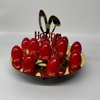 Easter Egg Stand 2 Layer Happy Easter