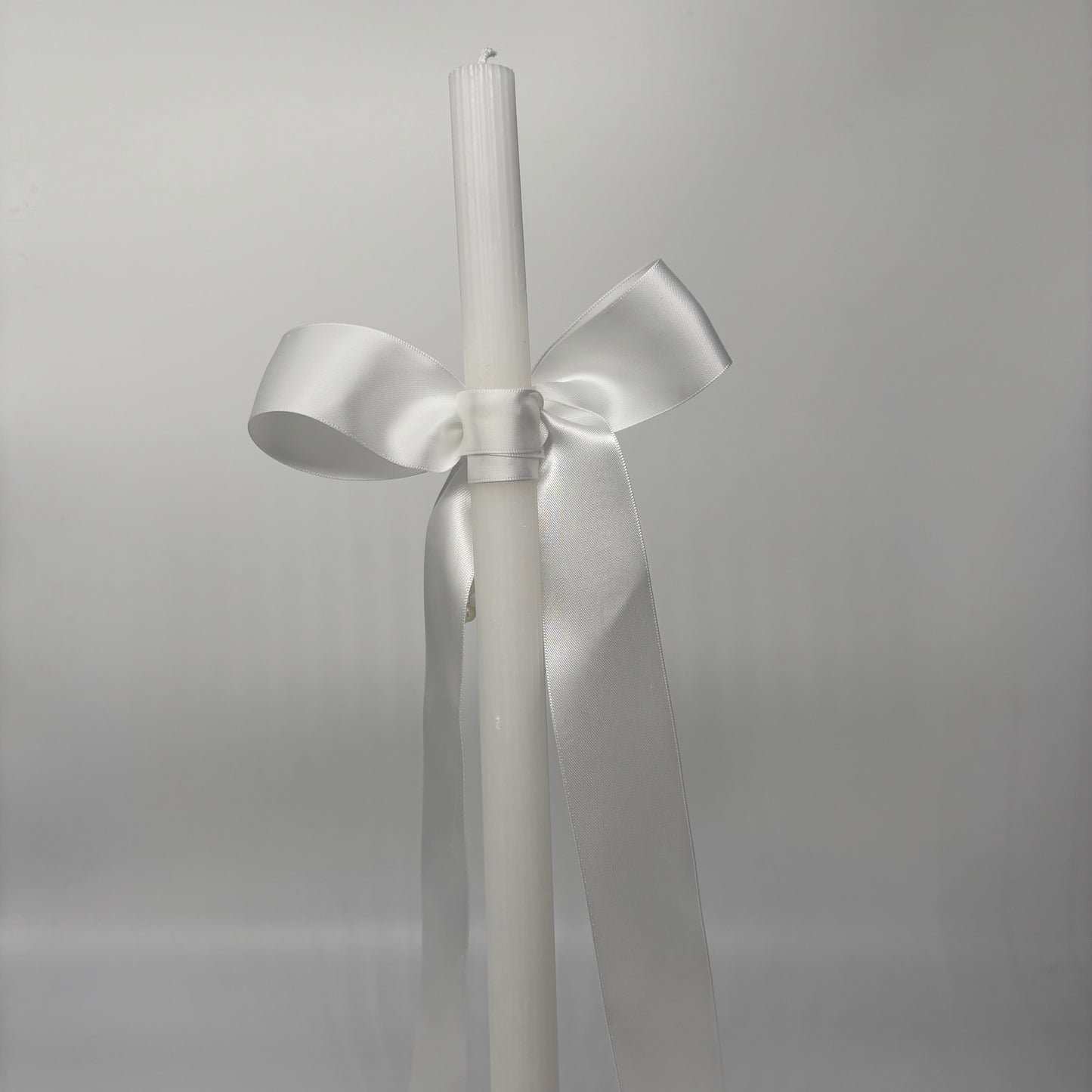 Pearl Cross and White Easter Palm Sunday Candle Lambatha Orthodox Easter Lambatha