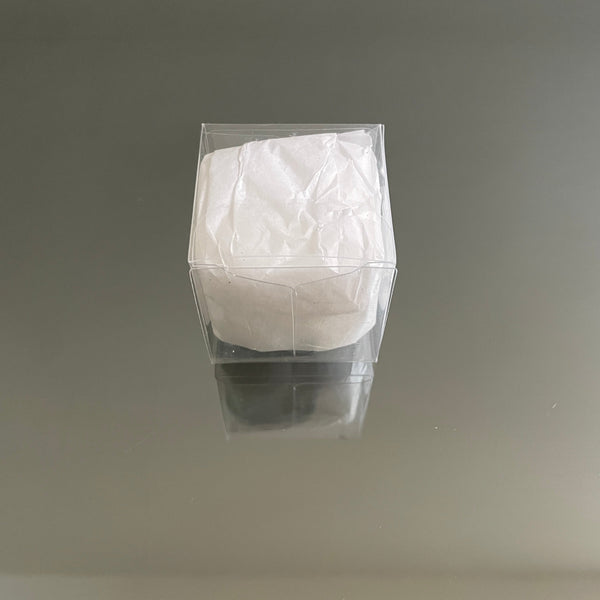 WHITE MINI BUBBLE CANDLE WITH TAG FAVORS