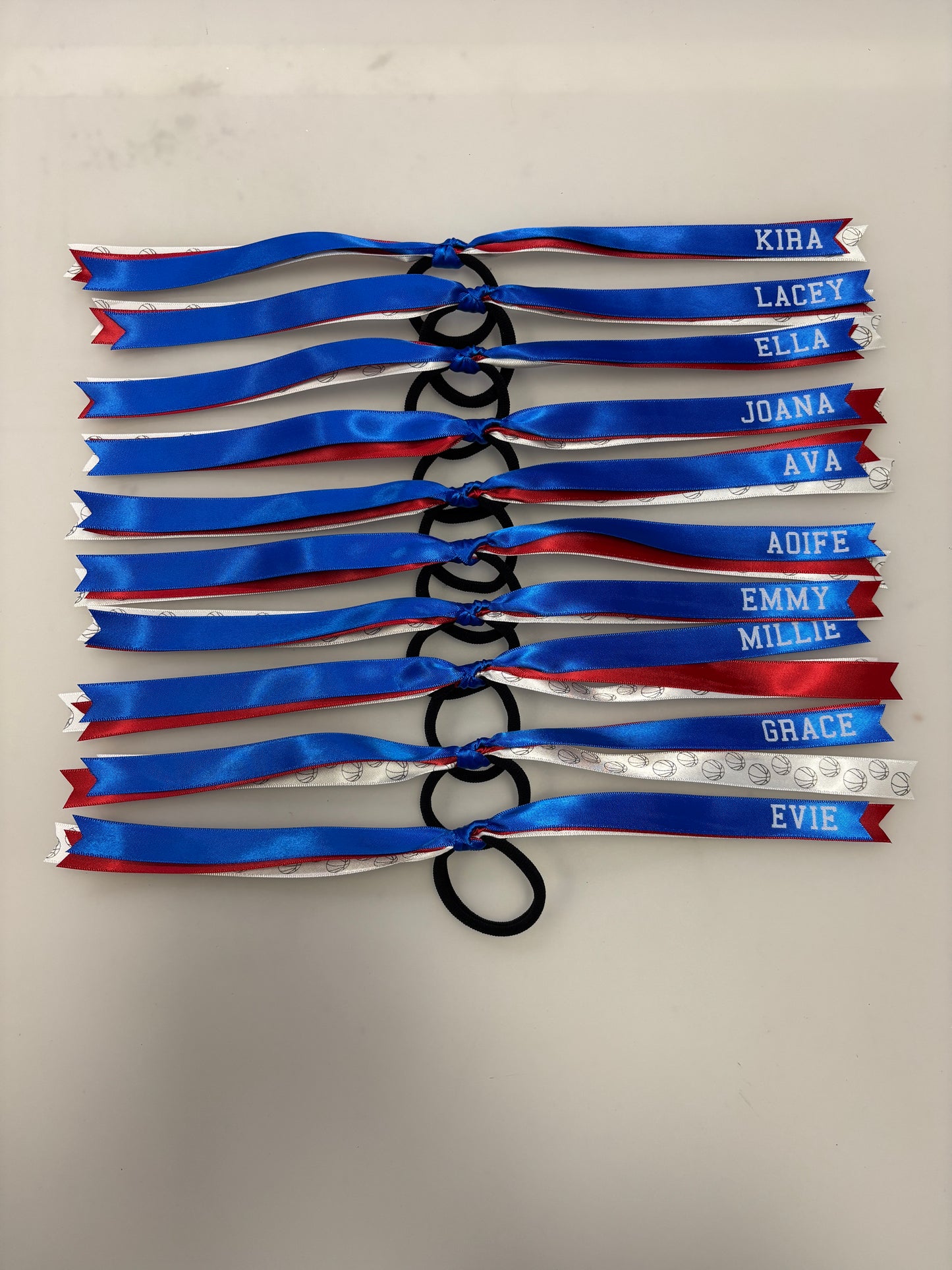 BASKETBALL RIBBONS SET OF 3