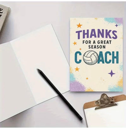 THANKS FOR A GREAT SEASON COACH CARD