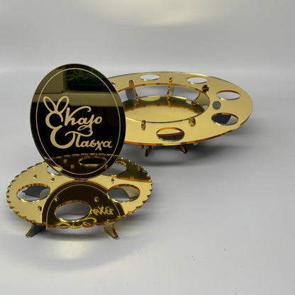 Easter Egg Stand 2 Layer Happy Easter