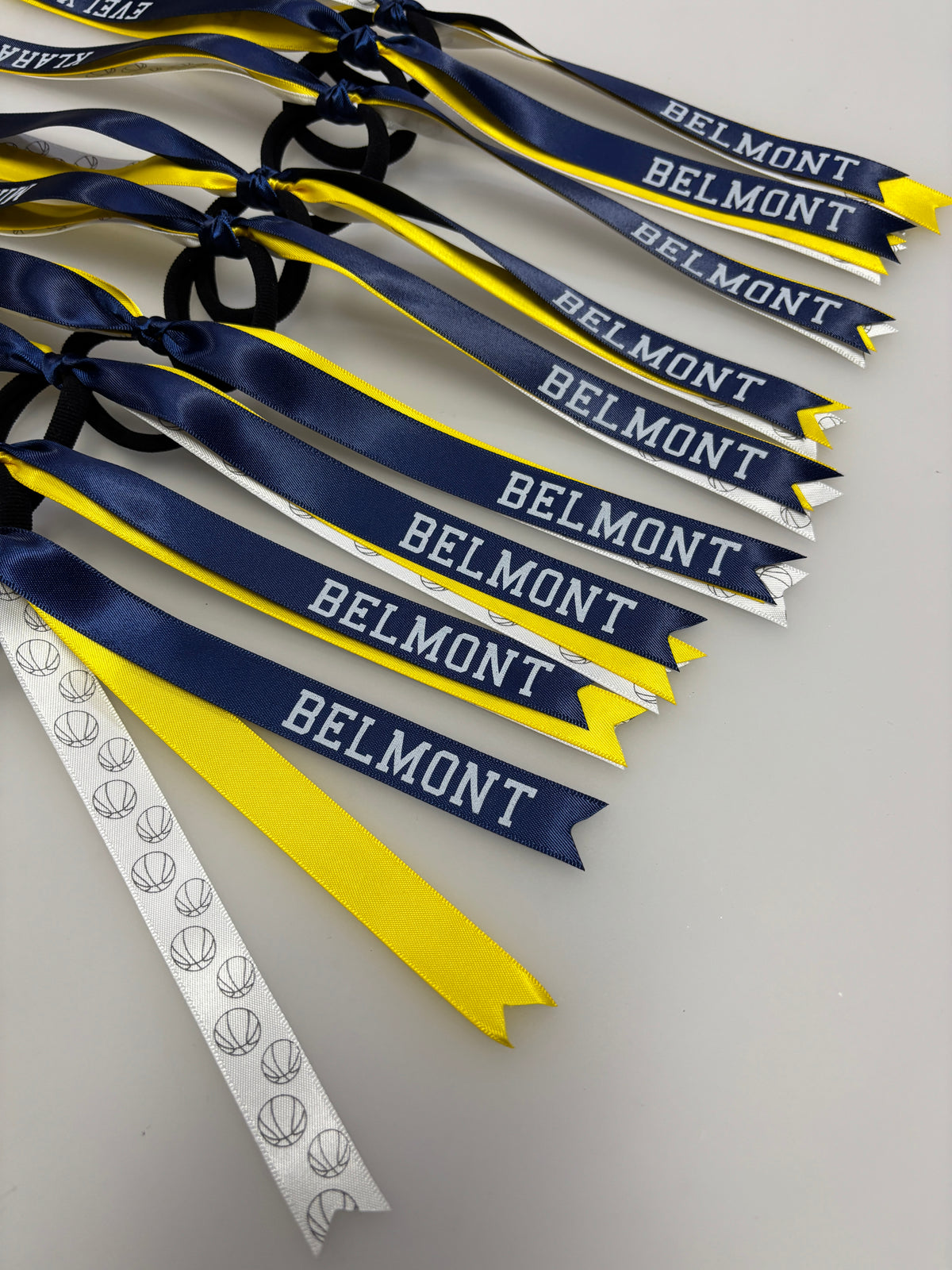 BASKETBALL RIBBONS SET OF 3