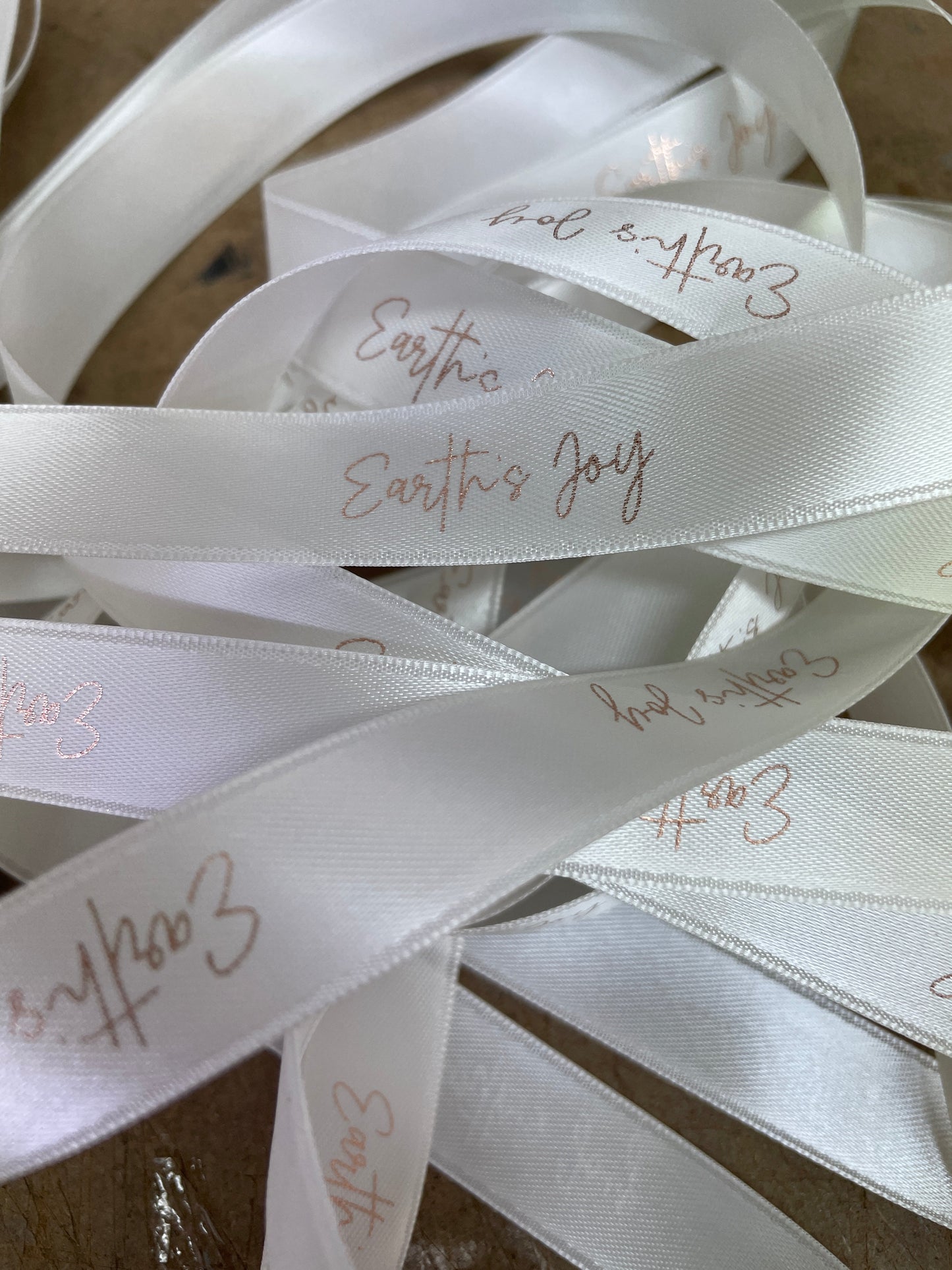 CUSTOM PRINT RIBBON BY THE ROLL 25M IN 15MM WIDTH RIBBON