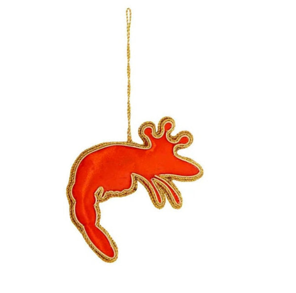 KING PRAWN BEADED CHRISTMAS TREE ORNAMENT