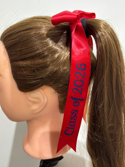 PERSONALISED CLASS OF 2026 BOW