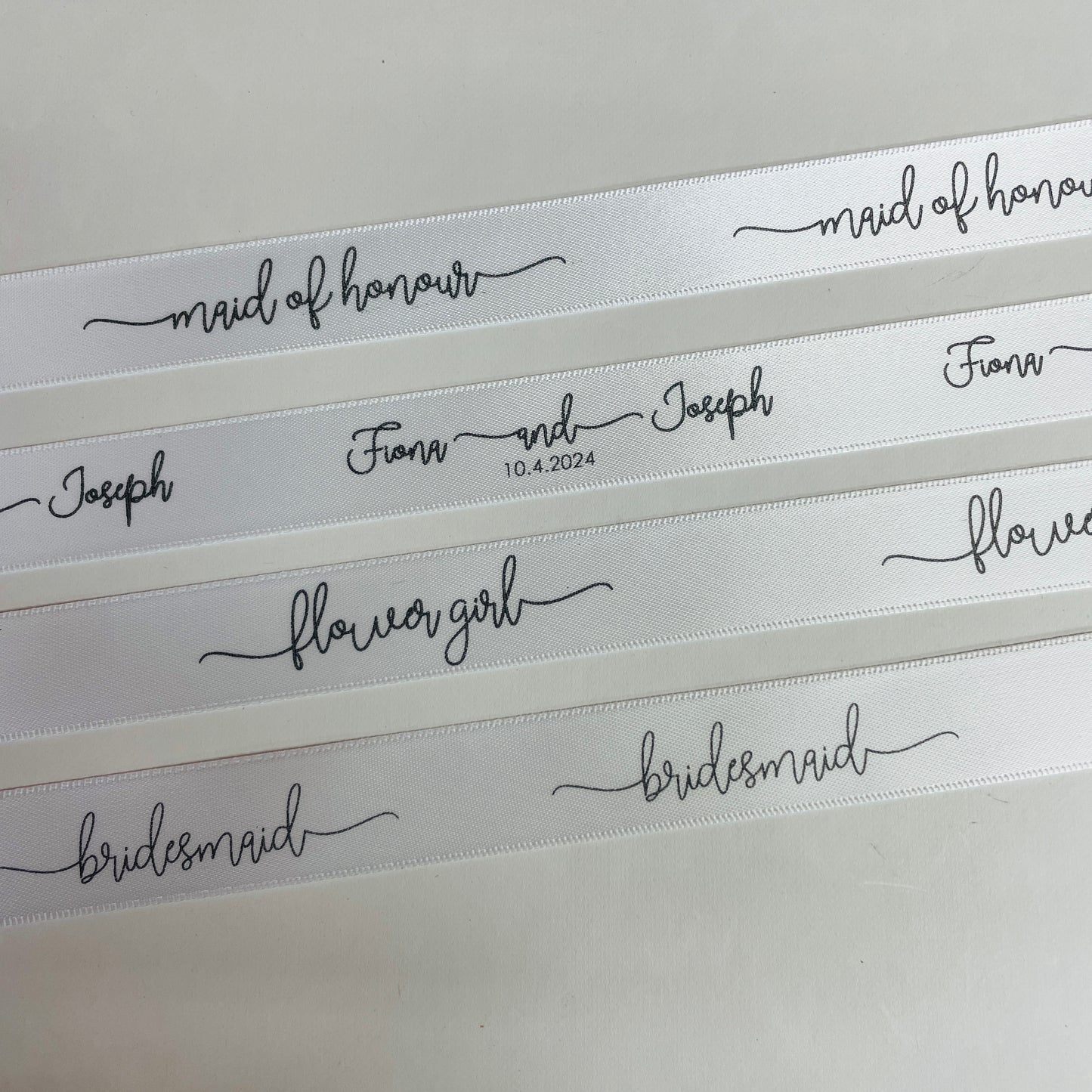 WEDDING SERIES CUSTOM PRINT RIBBON