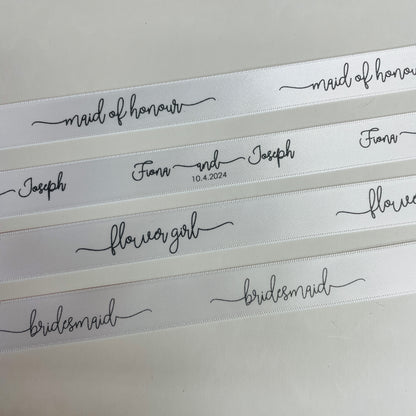 WEDDING SERIES CUSTOM PRINT RIBBON