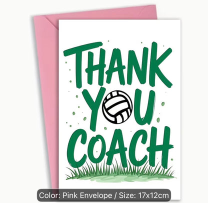 THANK YOU COACH CARD