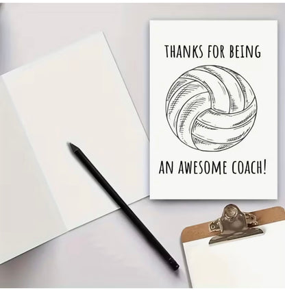 THANKS FOR BEING AN AWESOME COACH CARD