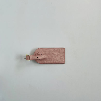 PERSONALISED LEATHER PASSPORT COVER AND LUGGAGE TAG SET PINK