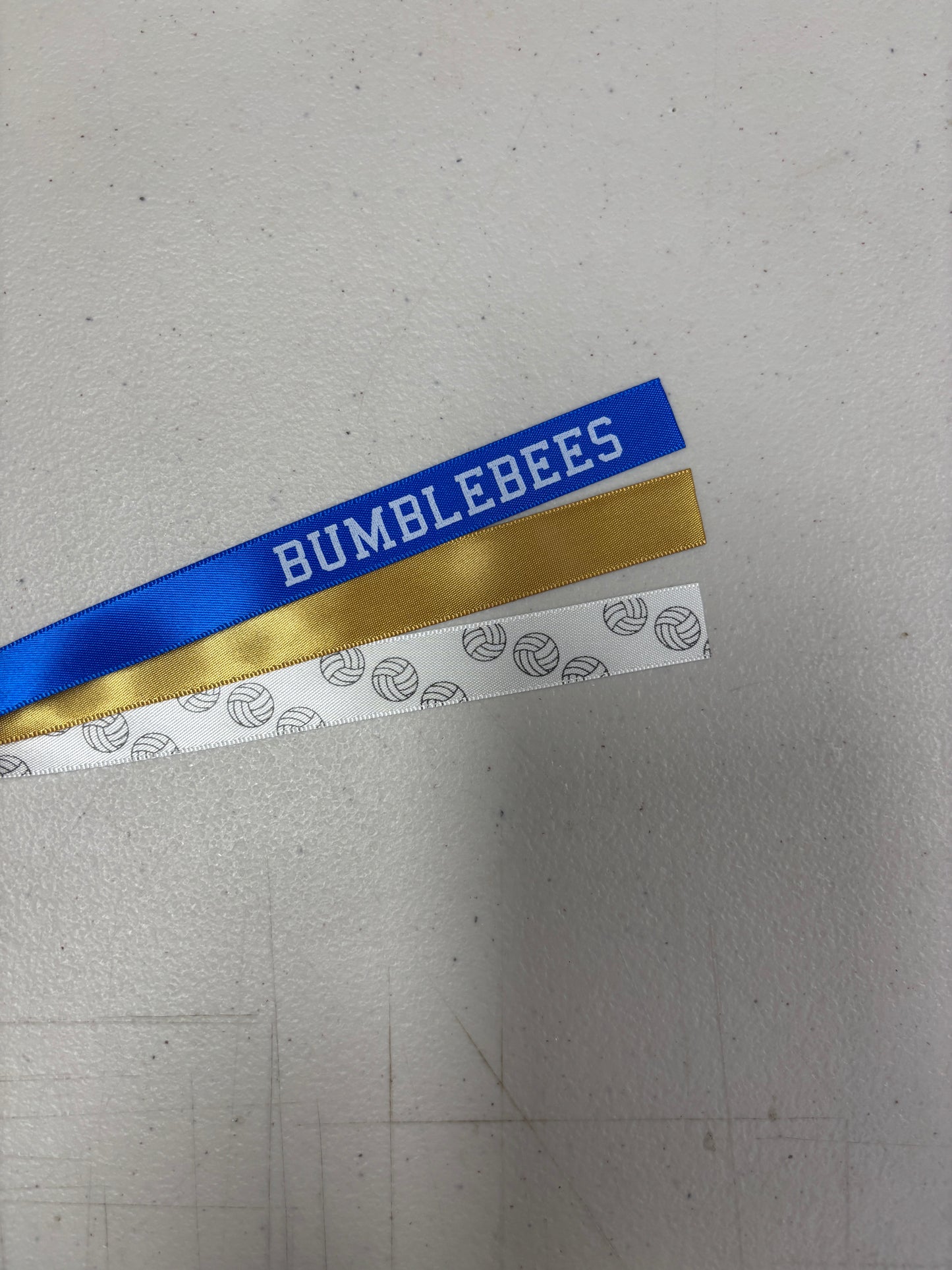 NETBALL RIBBONS SET OF 3