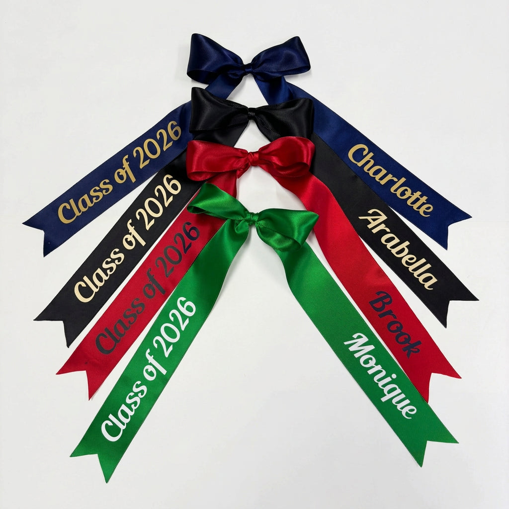 PERSONALISED CLASS OF 2026 BOW