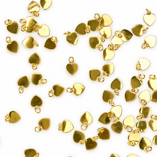 GOLD HEART CHARM PENDANT
