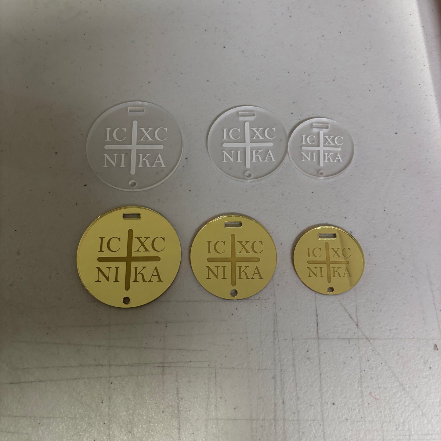 ICXC NIKA ACRYLIC TAG