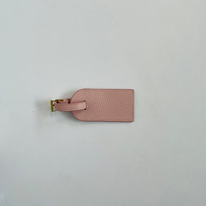 PERSONALISED LEATHER PASSPORT COVER AND LUGGAGE TAG SET PINK