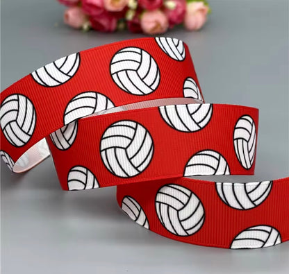 NETBALL RIBBON 25MM GROSGRAIN SOLD BY THE METRE