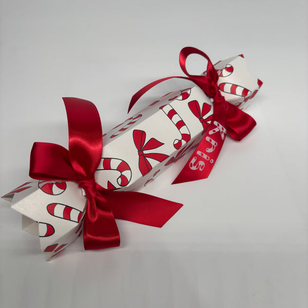 PERSONALISED CHRISTMAS CRACKERS CANDY CANES