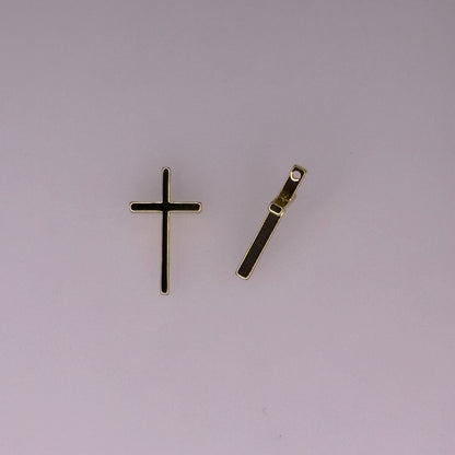 FINE GOLD CROSS CHARM PENDANT